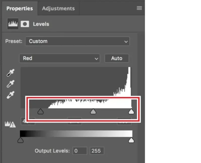 Use your judgment to determine the best settings for your image.