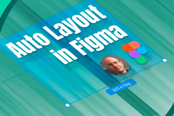 Auto Layout inside Figma frame with image of Dan Scott