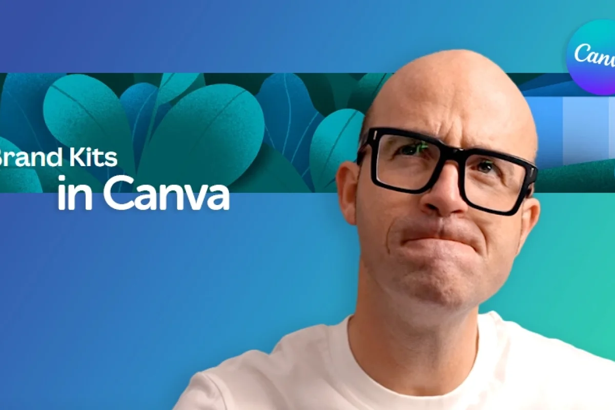 image of dan scott introducing brand kits in canva