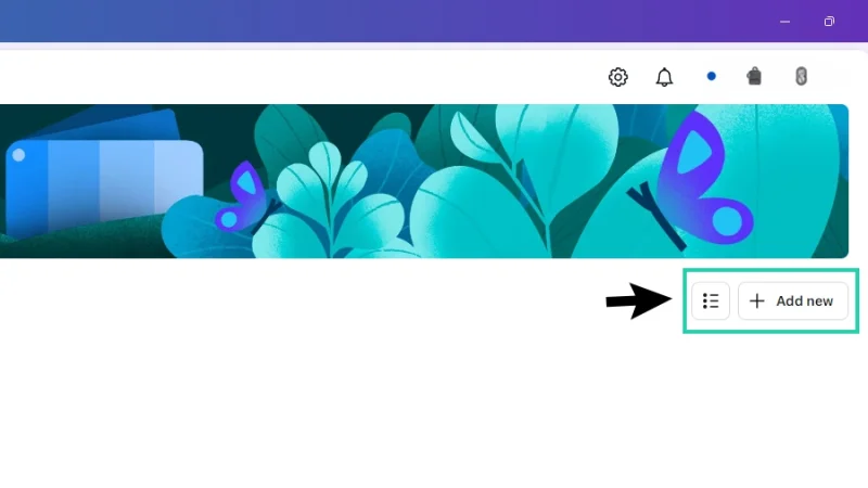 clicking the add new button to start building a brand kit in canva