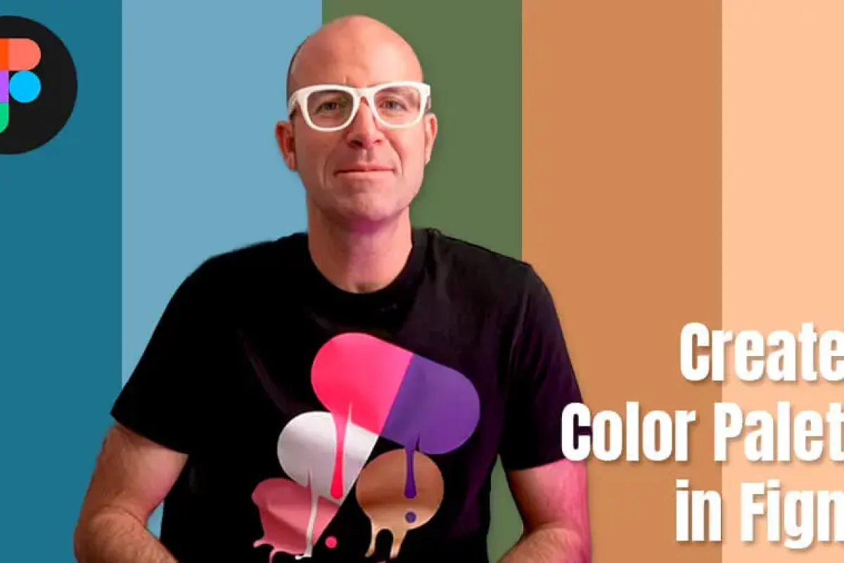 image of dan scott introducing how to create a color palette in figma
