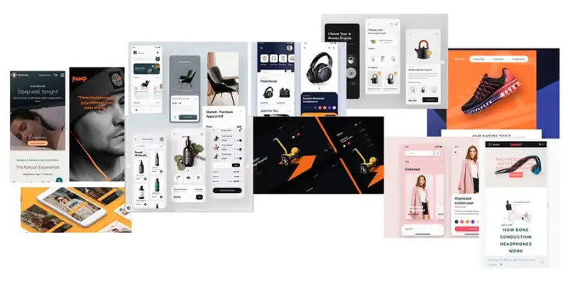 Moodboard color palette example