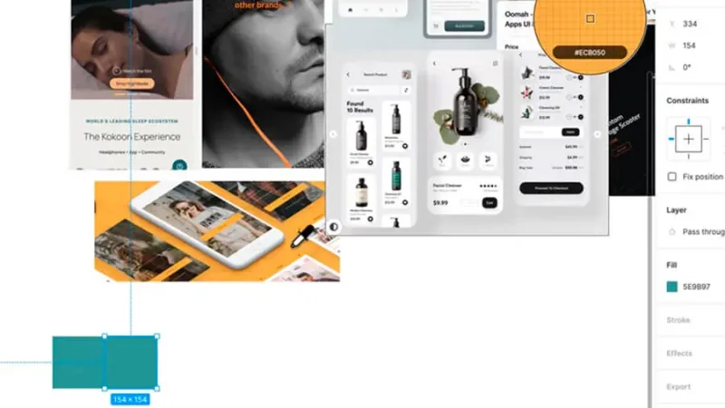 color palette example Figma
