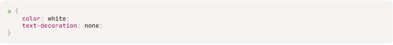 CSS code snippet displaying a rule