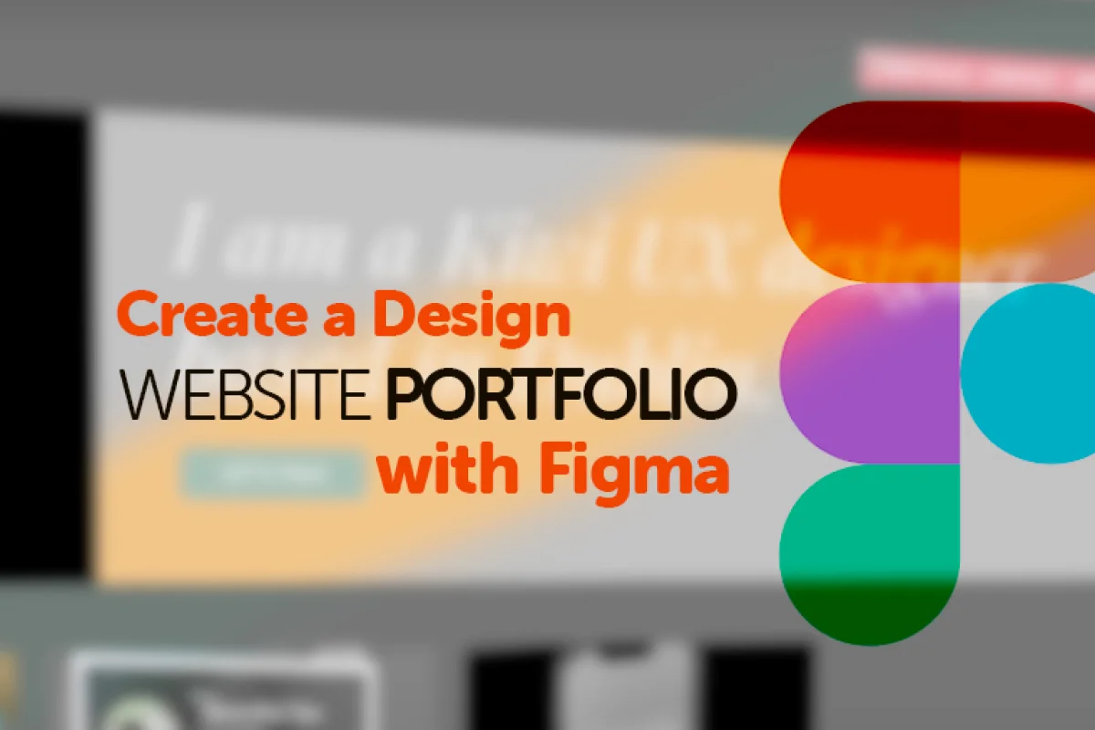 create a design website portfolio with figma