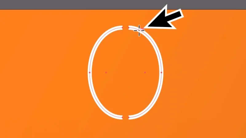 setting a cut point on a line segment in adobe illustrator