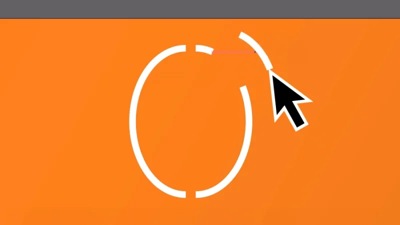 moving a new segment cut from the original line path in adobe illustrator