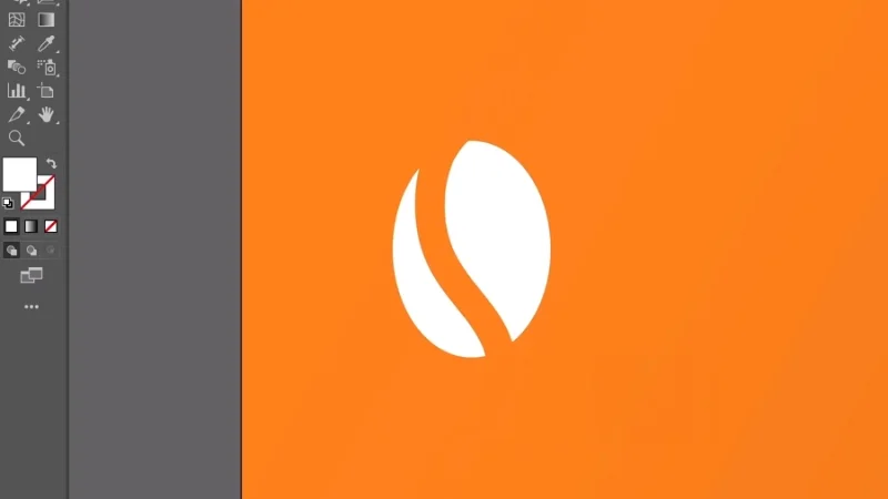 ellipse cut in two with the eraser tool in adobe illustrator
