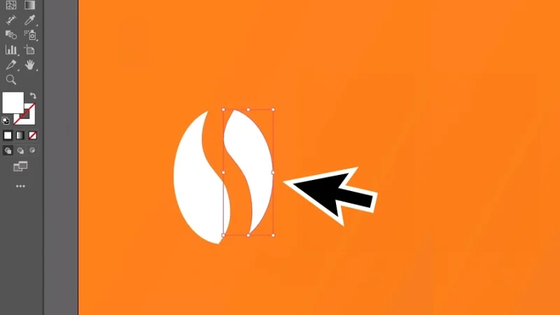 selecting a shape in adobe illustrator