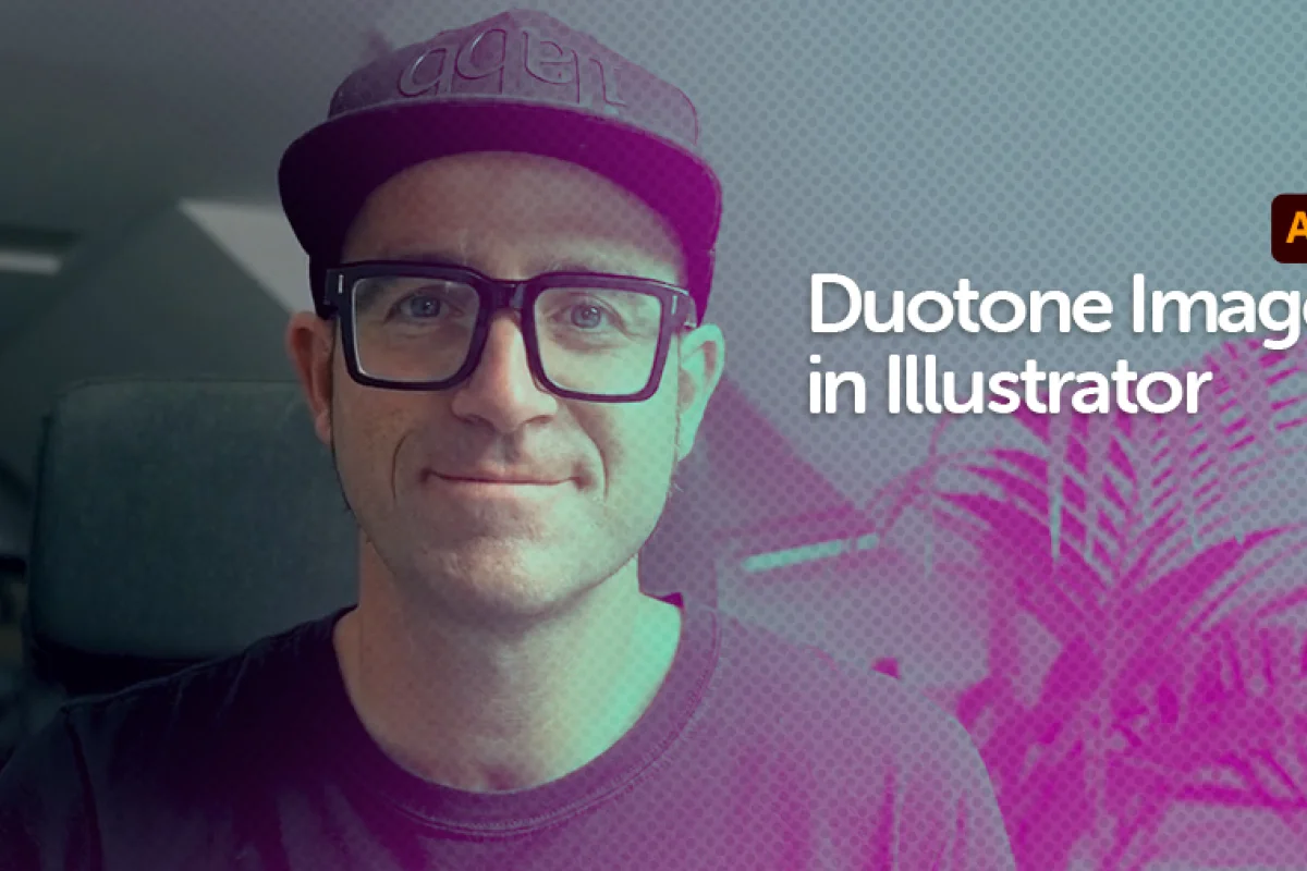 image of daniel scott introducing duotone images in illustrator