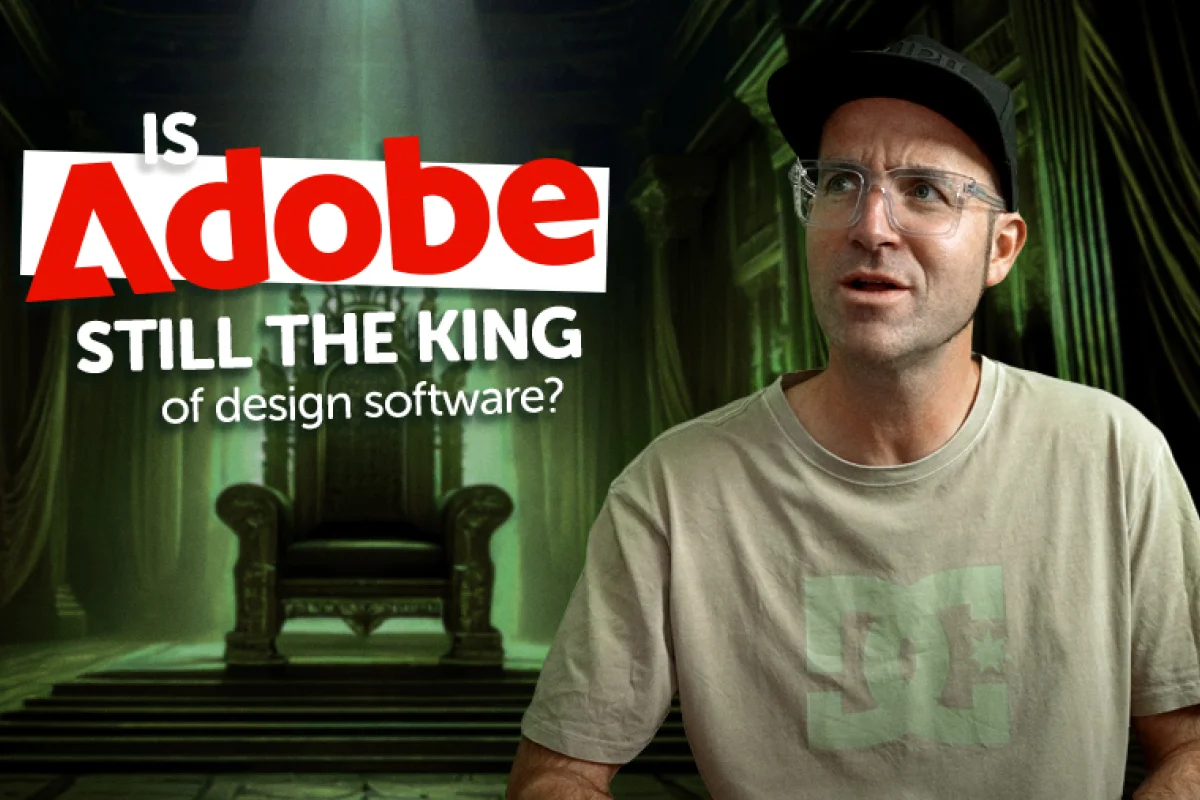 image of Dan Scott asking is adobe still the king of design software