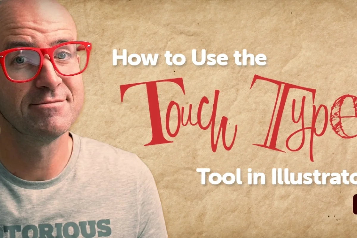 photo of dan scott introducing the touch type tool in adobe illustrator