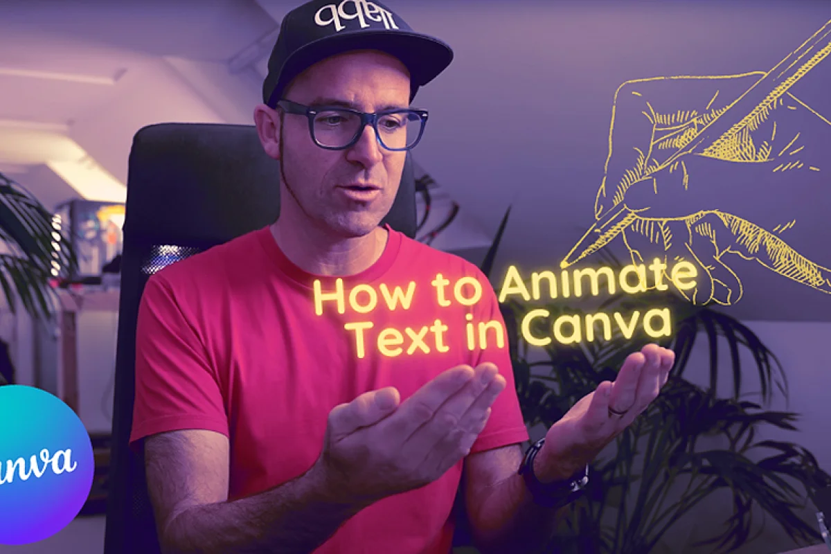 image of dan scott introducing how to style tables in canva