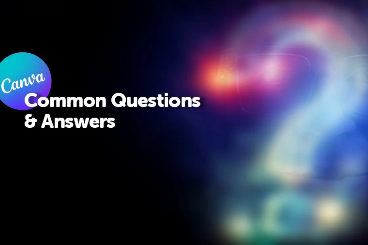 common question and answers about working with canva