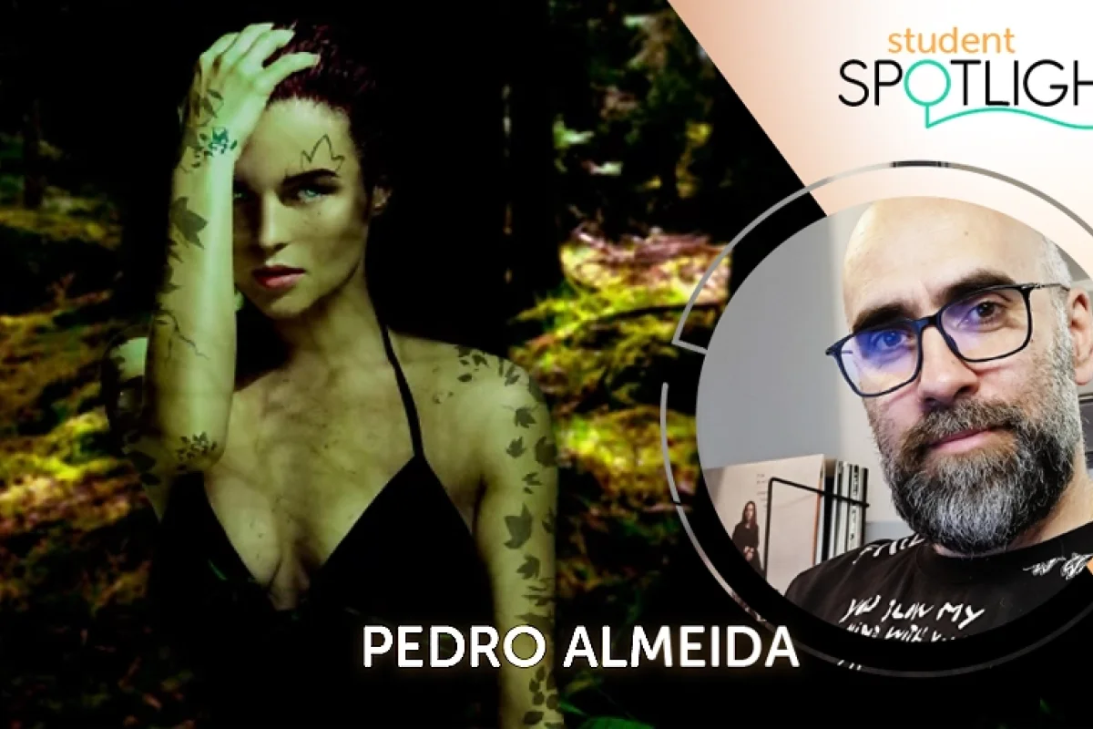 student spotlight with a photoshop class project by student pedro almeida