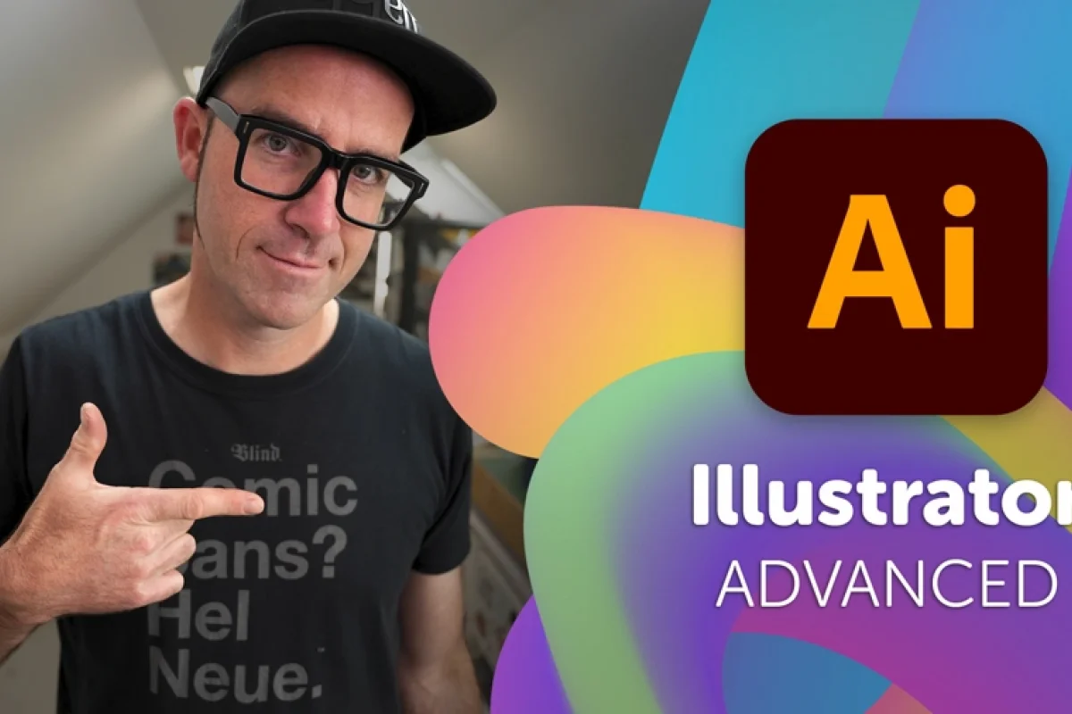 image of Daniel Scott introducing his illustrator advanced course