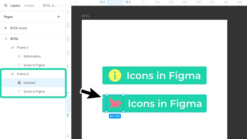 placeholder icon placed inside autolayout frame in figma