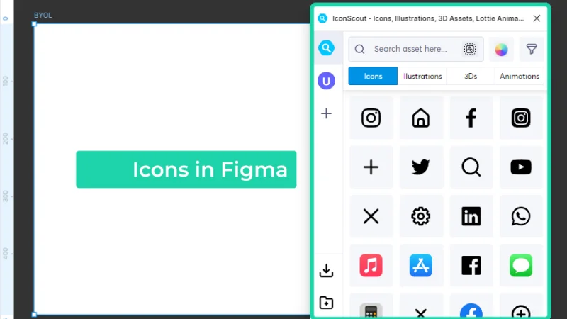 iconscout interface appearance in figma