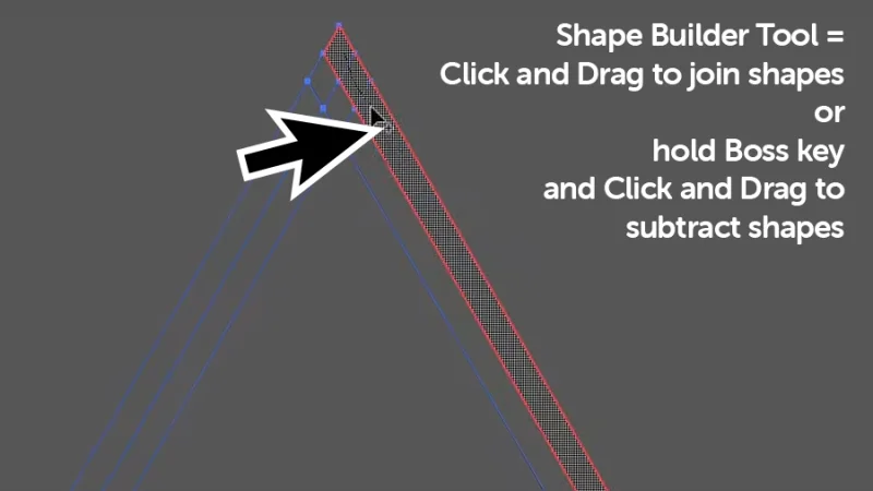 joining shapes with shape builder tool in illustrator