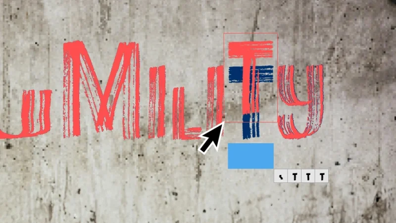 moving up the letter t in humility in adobe illustrator