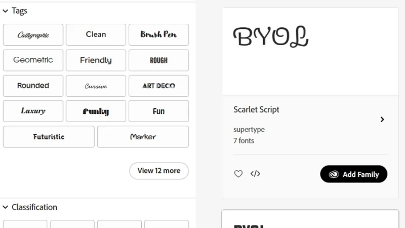 adobe fonts user interface