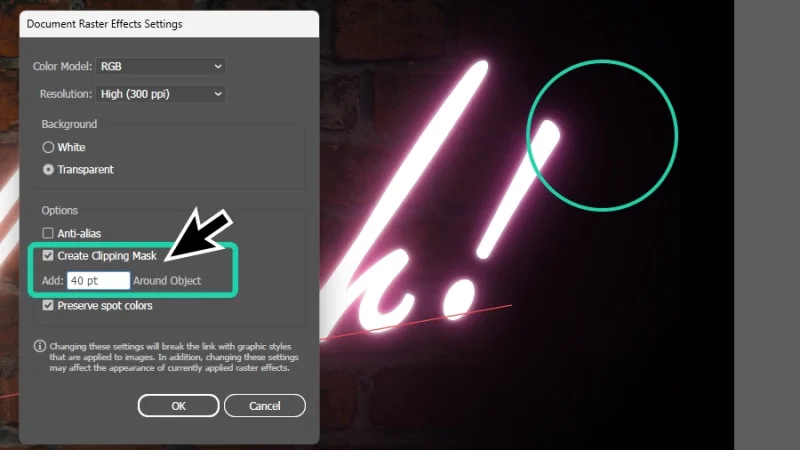 creating clipping mask around object in adobe illustrator