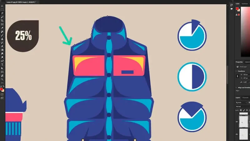 You can switch from the Magnetic Lasso to the Polygonal Lasso with a quick shortcut.