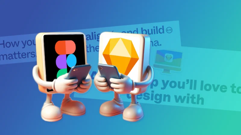 figma and sketch icons testing user experience on mobile phone