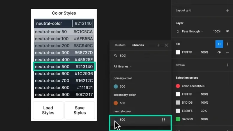 color levels generator plugin in figma