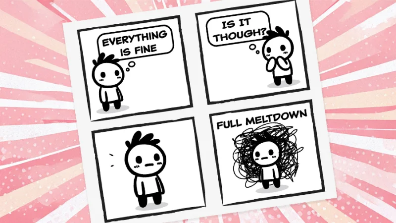 A comic BYOL student Ban created in Illustrator