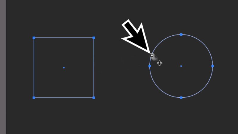 blend tool icon over circle shape in adobe illustrator