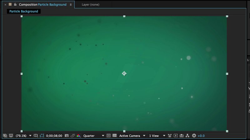 resizing background image in the compositions panel in after effects