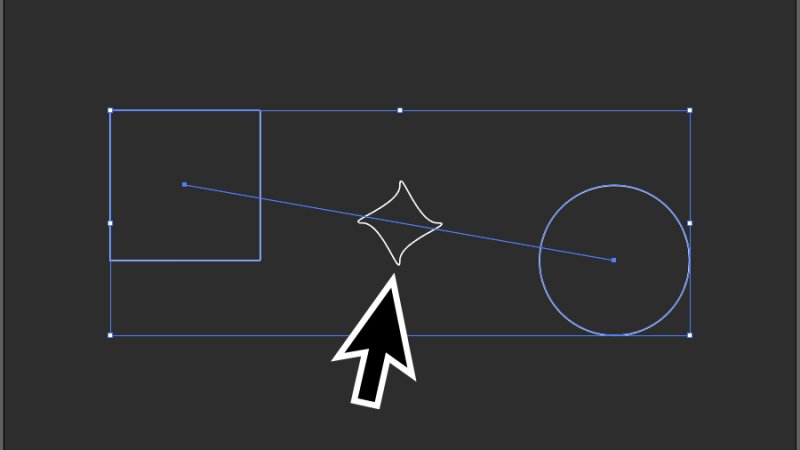 intermediate blend highlighted in adobe illustrator