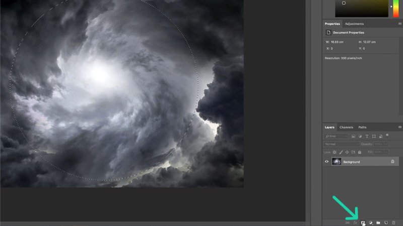 The Add Layer Mask feature is featured on your Layers Panel.