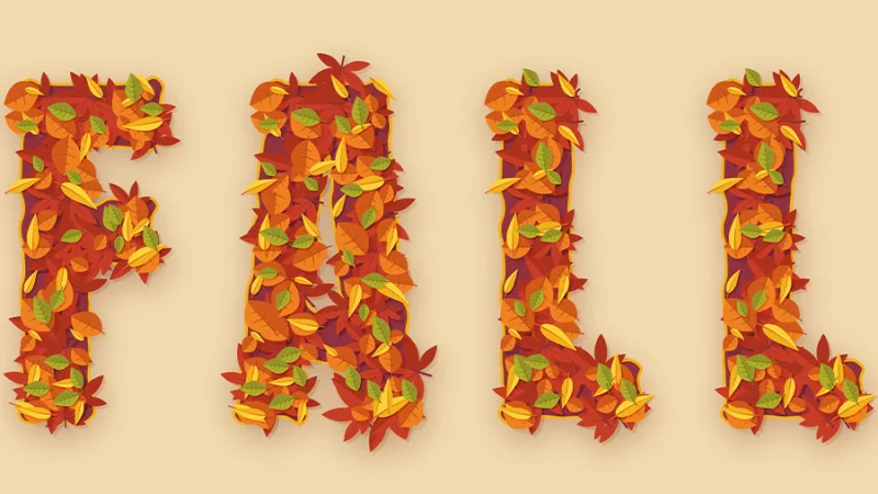 Ban’s entry into the “Show Us Your Fall” design challenge that she created in Illustrator.