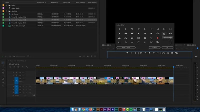 Premiere Pro Program Monitor displaying the 