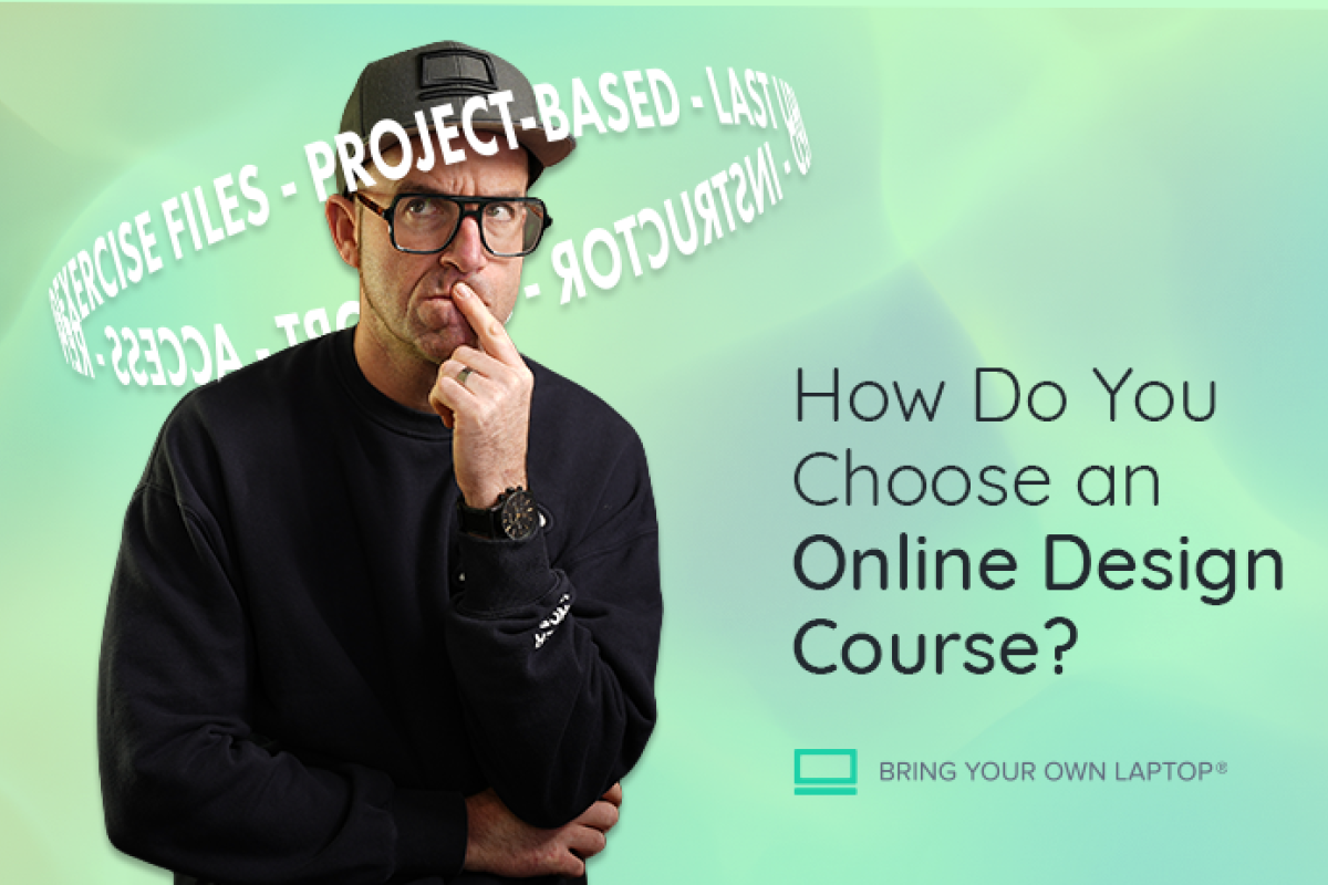 Daniel Walter Scott thinking about how to choose an online design course