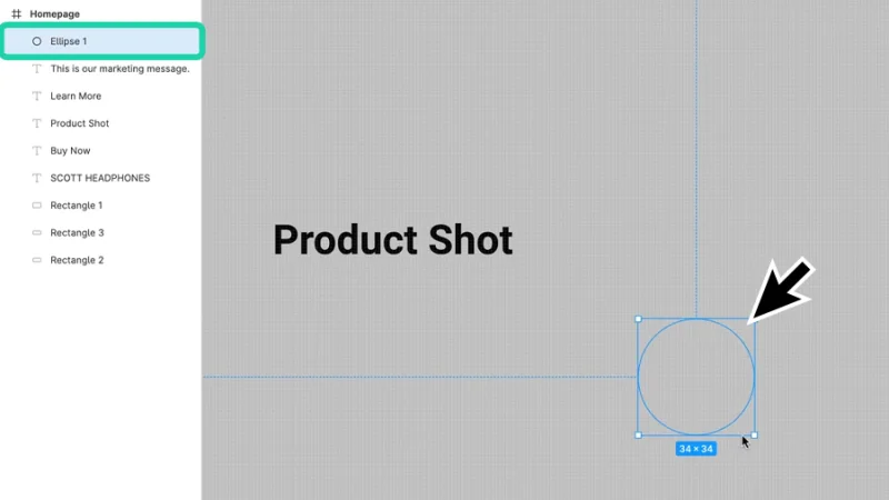 drawing a proportional ellipse in figma