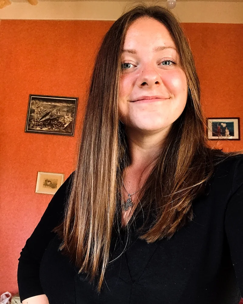 Kotryna Siugzdinyte smiling at the camera