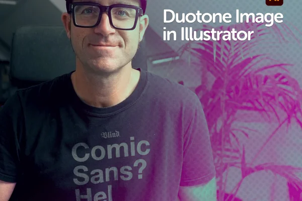 image of daniel scott introducing duotone images in illustrator