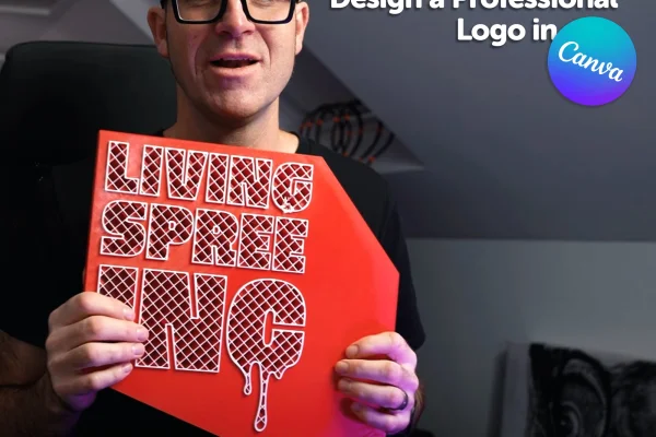 image of dan scott introducing design a professional logo in canva
