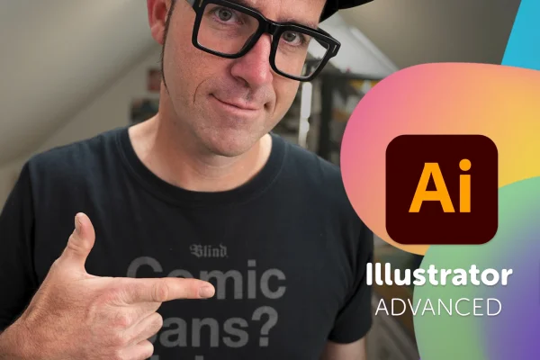 image of Daniel Scott introducing his illustrator advanced course