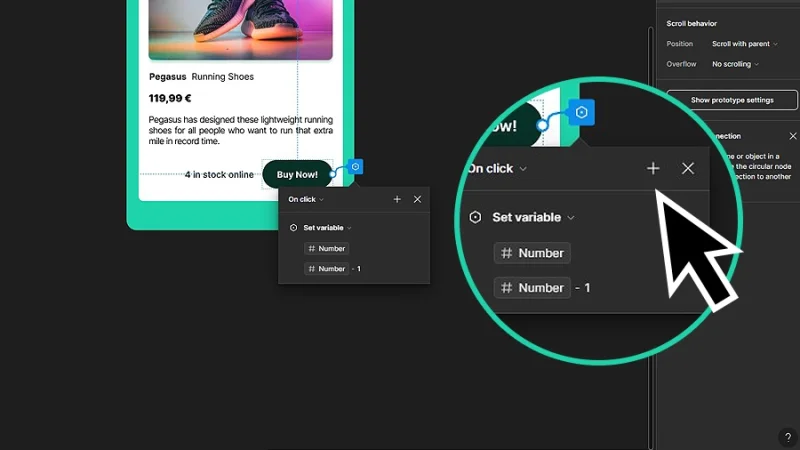 adding a conditional to a variable in figma