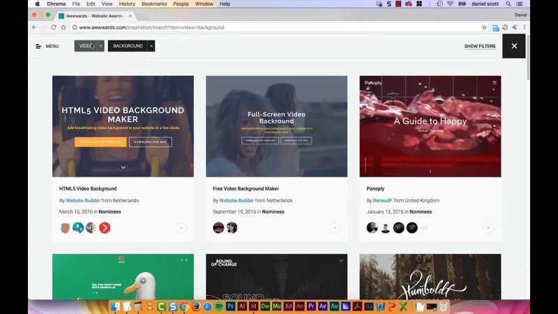 A grid of examples gives you several visual directions to explore.