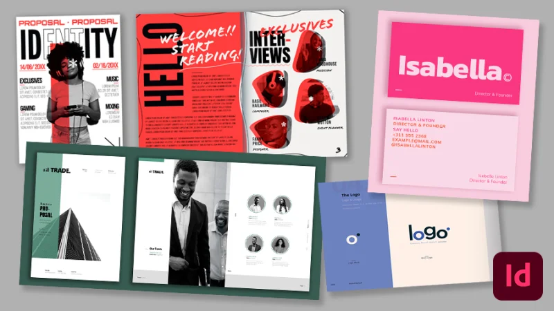 desktop publishing templates included in indesign