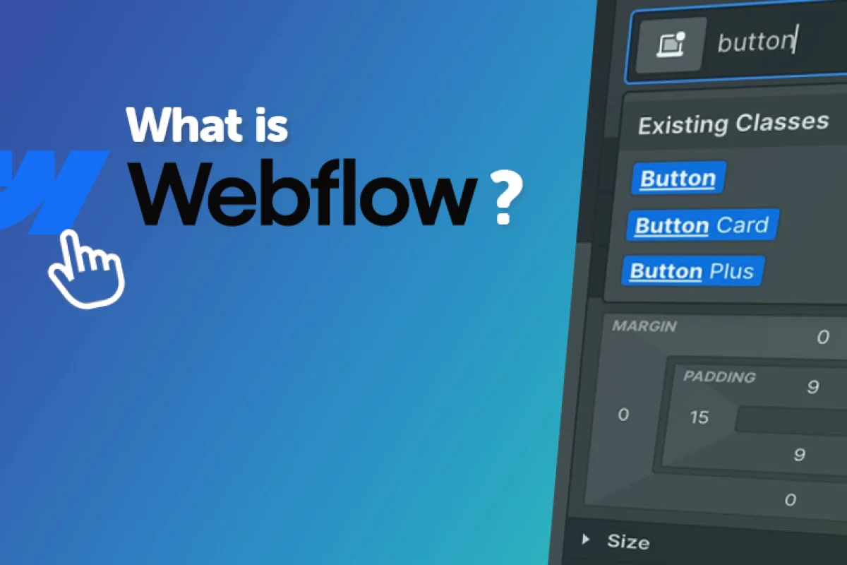 what is webflow introduction image with interface detail